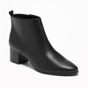 Old Navy Faux Leather Ankle Boot